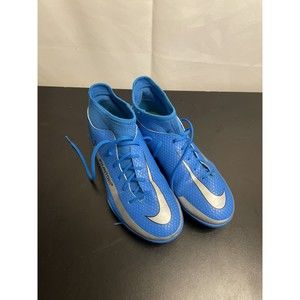 Nike Phantom Gt Club CW6727-400 Soccer Football Shoes Cleats Blue Youth Size 6Y